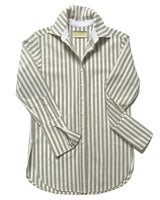 Donna Button-Down Shirt in Stone Sage