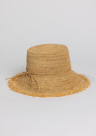 Packable Raffia Bucket Hat