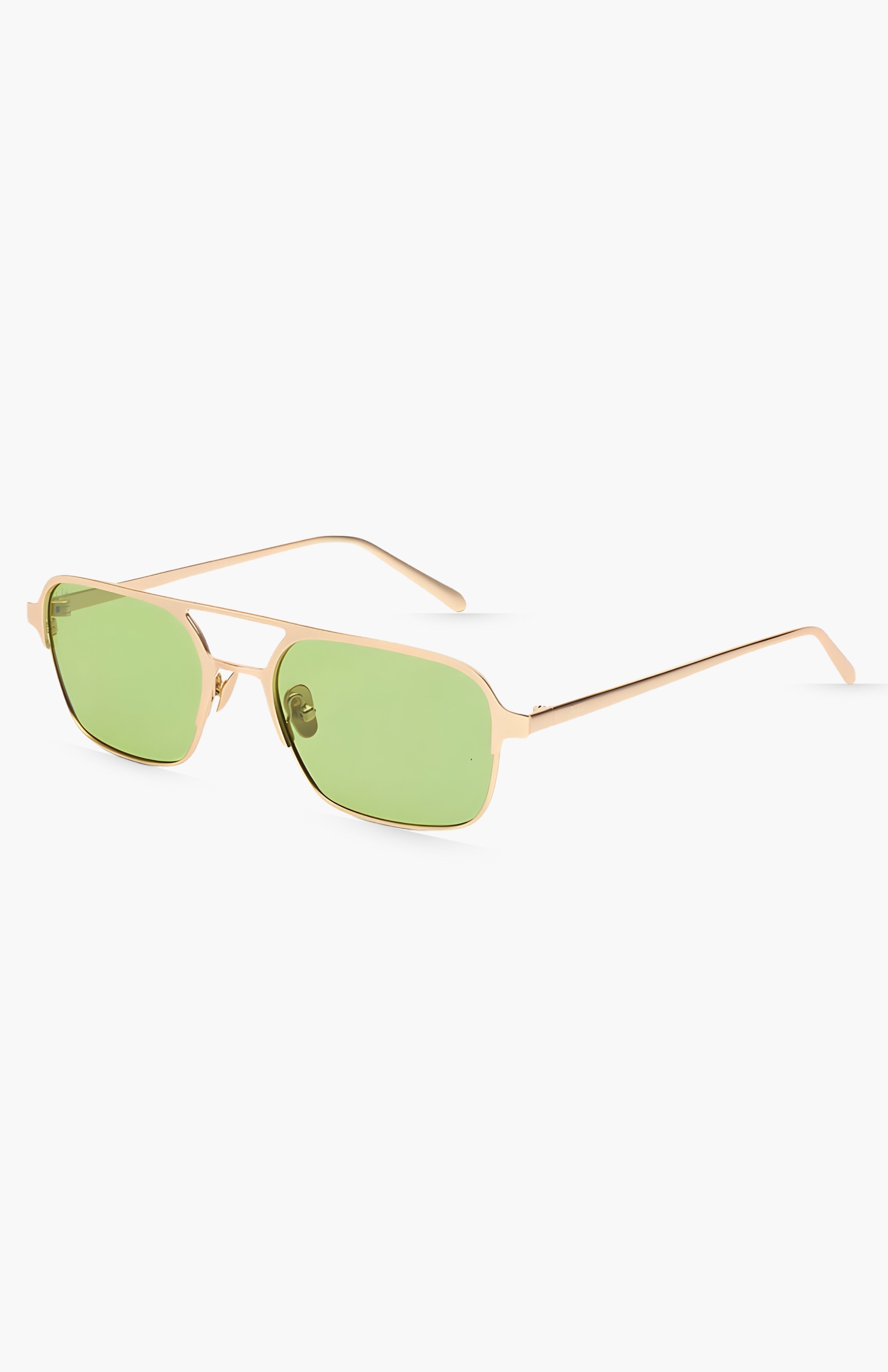 Matte Gold Sunglasses for Women | Classic Six