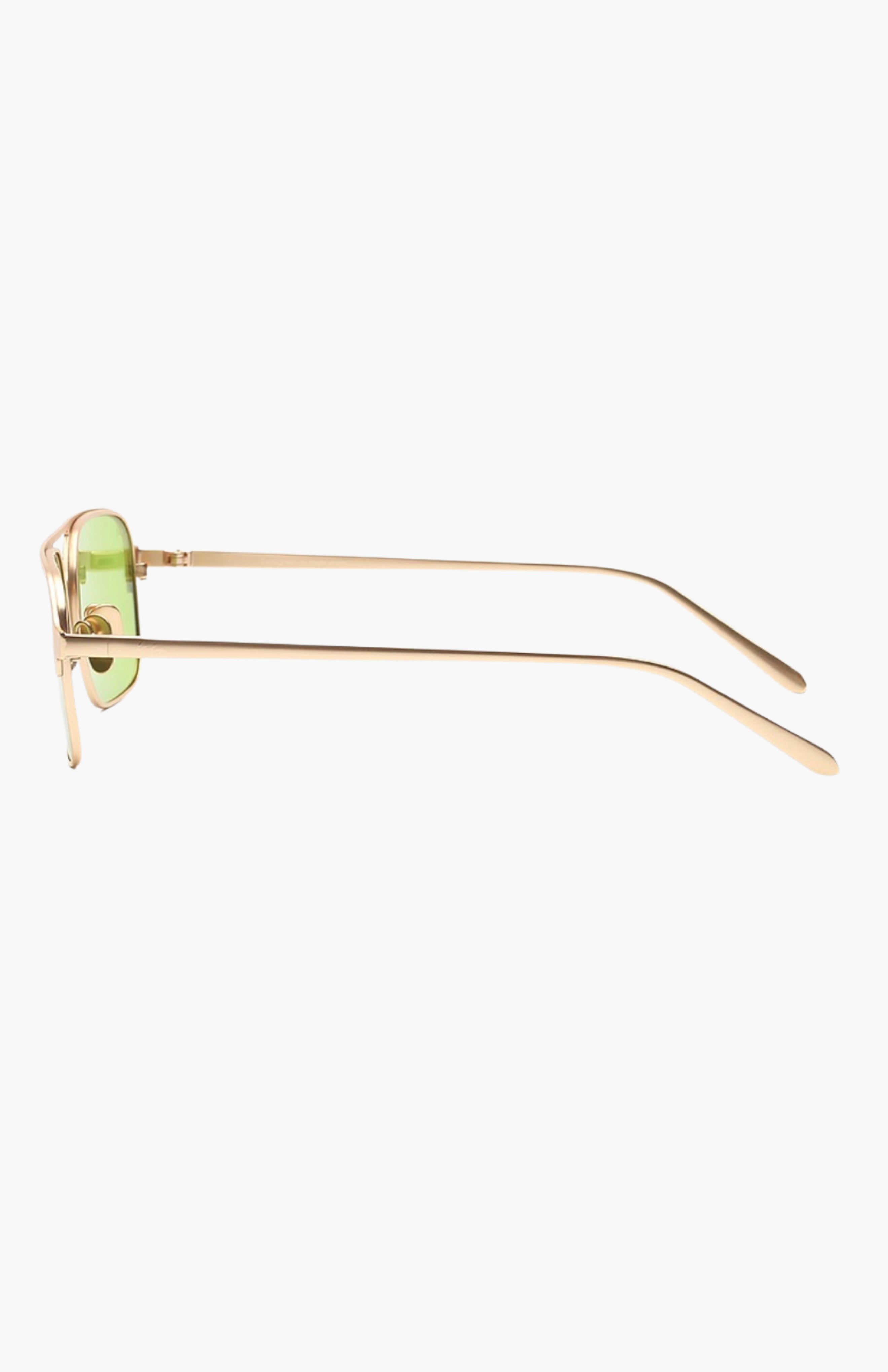 Matte Gold Sunglasses for Women | Classic Six