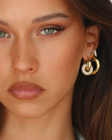 Baby Amalfi Tube Hoops- Gold (Ships Early May)