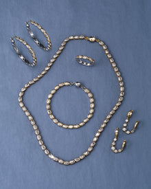 The Palais Tennis Necklace-Gold