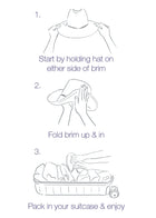 Packable Raffia Bucket Hat