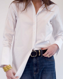 The Reve Ridged Signet Ring- Gold