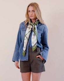THE FISHERS ISLAND SCARF IN GREEN