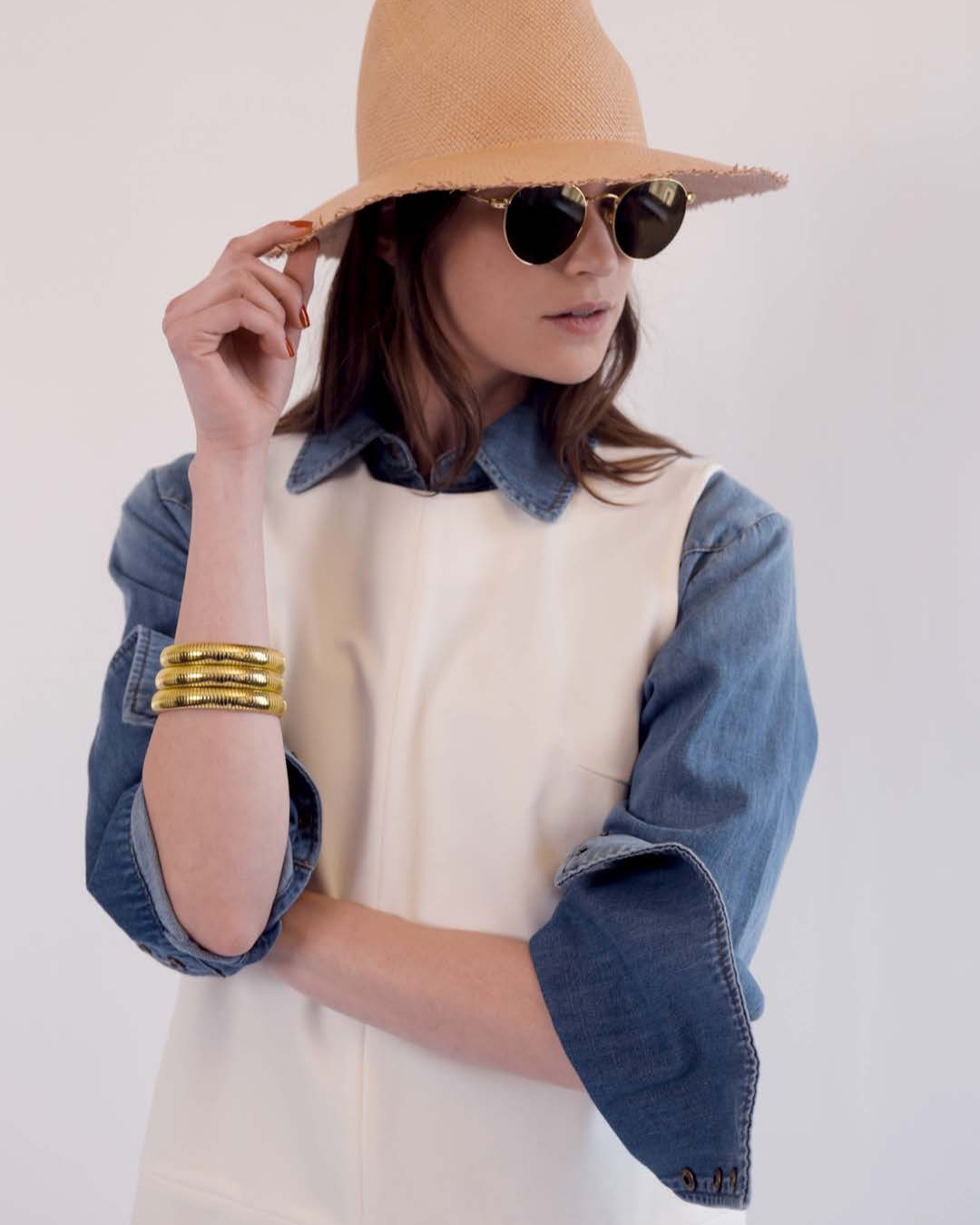 Baby Amalfi Tube Hoops- Gold (Ships Early May)