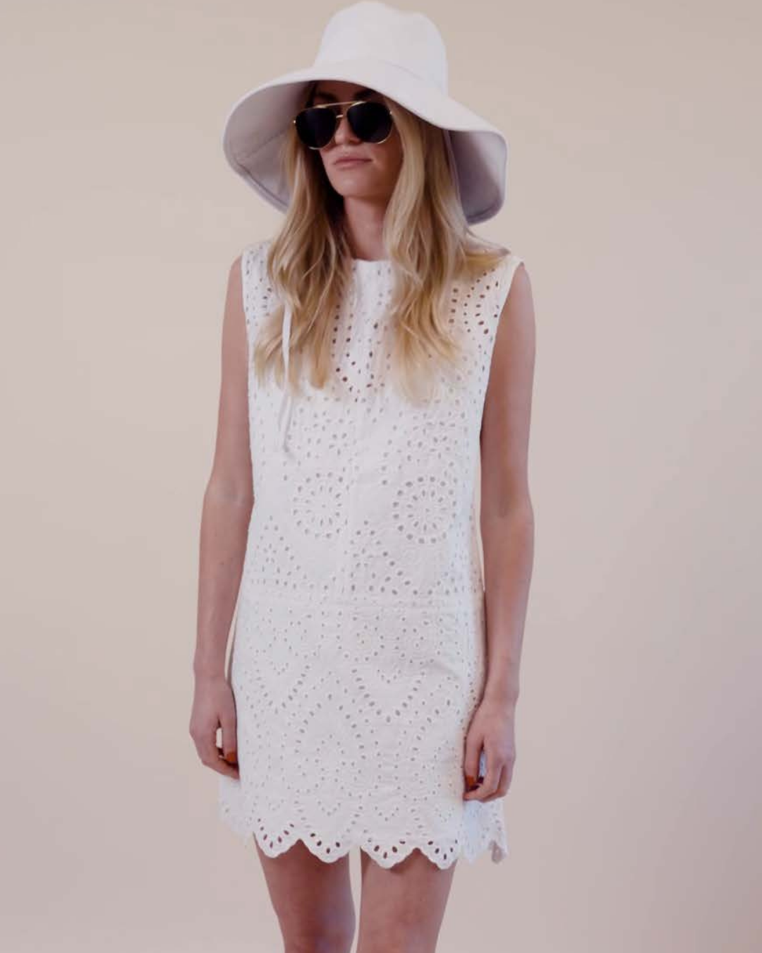 White Cotton Dress