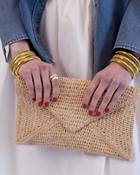Flex Snake Chain Bracelet- Set of 3 (12mm wide)- Gold