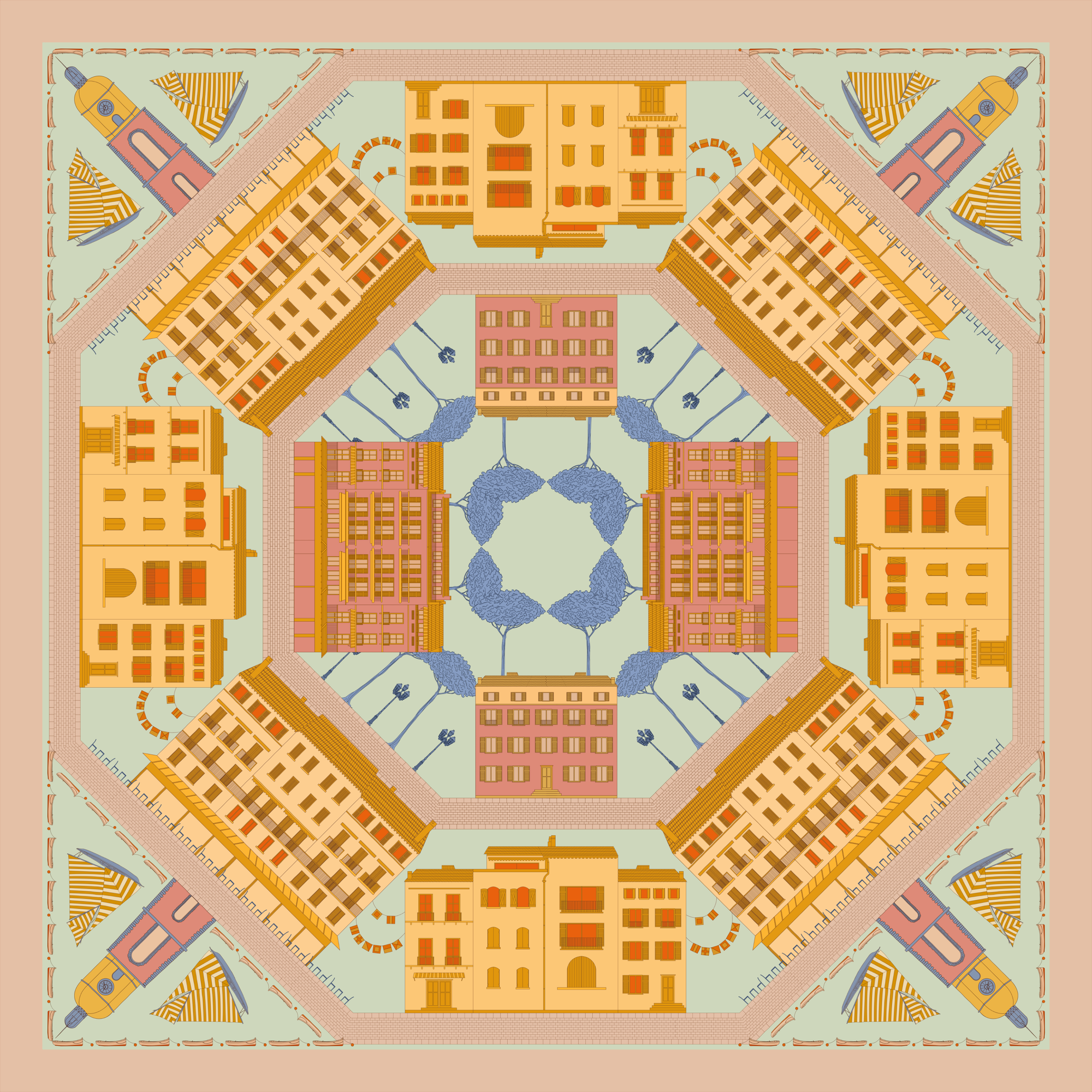 THE ST. TROPEZ SCARF