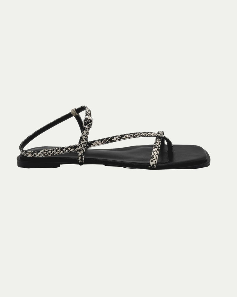 Maxy Asymmetric T-Strap Sandal