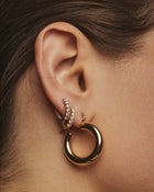 Baby Amalfi Tube Hoops- Gold (Ships Early May)