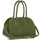 Italian Genuine Suede Top-Handle Bag | Novara
