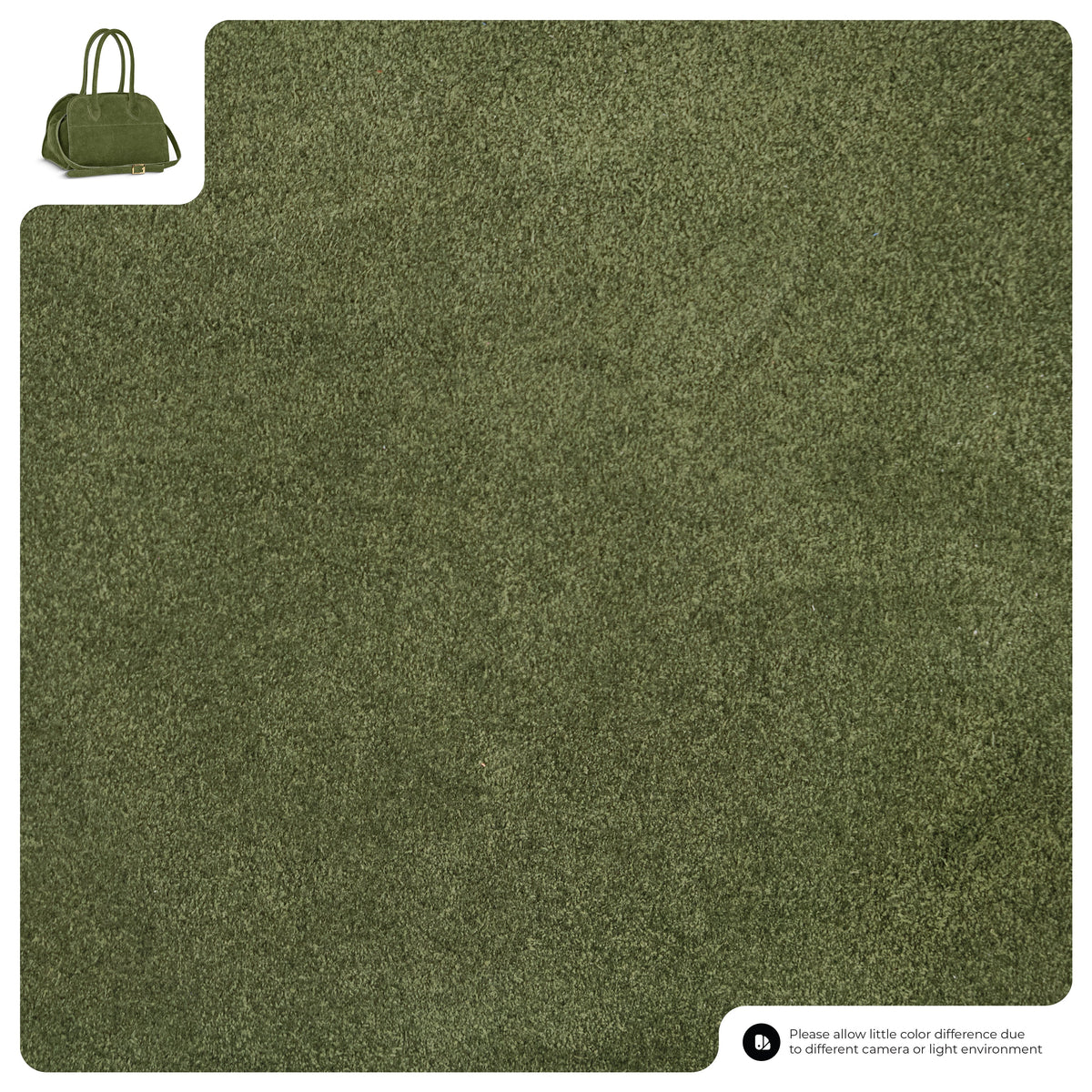 Italian Genuine Suede Top-Handle Bag | Novara