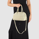 Italian Genuine Suede Top-Handle Bag | Novara