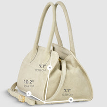 Italian Genuine Suede Top-Handle Bag | Novara