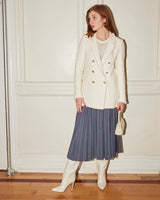 Katharine Blazer in Ivory Tweed