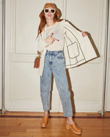 Katharine Blazer in Ivory Tweed